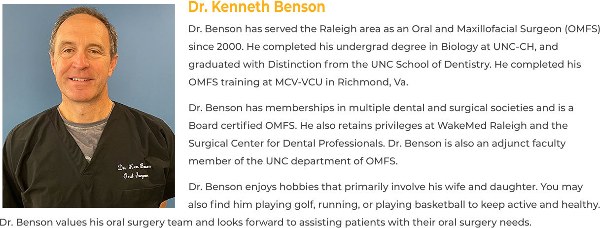 Dr. Kenneth Benson